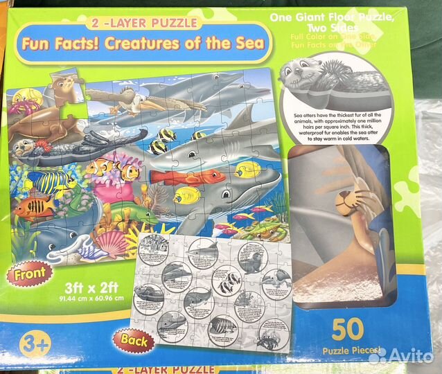 Пазлы новые с животными детям подарок