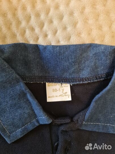 Джинсовый костюм для мальчика 80 р