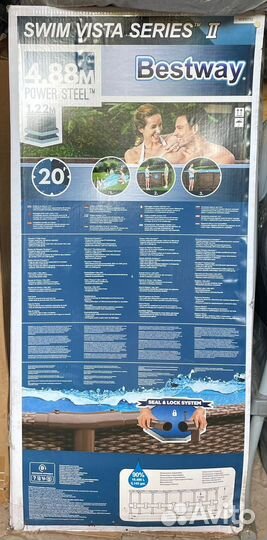 Каркасный бассейн bestway 488х122 см