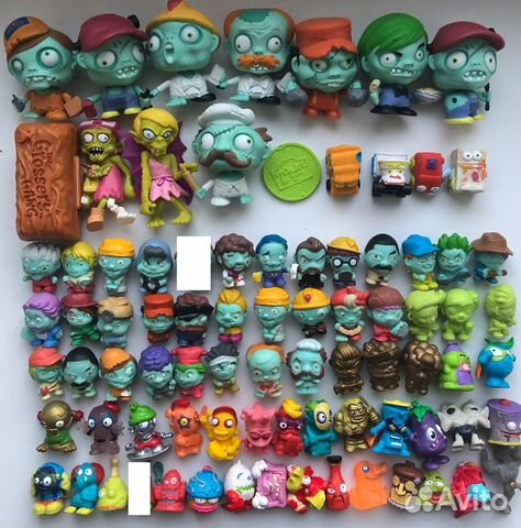 Зомби зинг игрушки киндер zombie zing zity разные