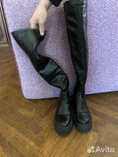 Ботфорды зимние, 36-37 размер