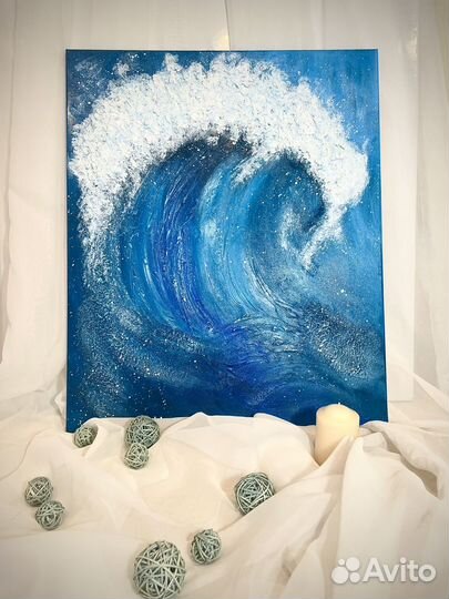 Картина акрилом на холсте с подрамником