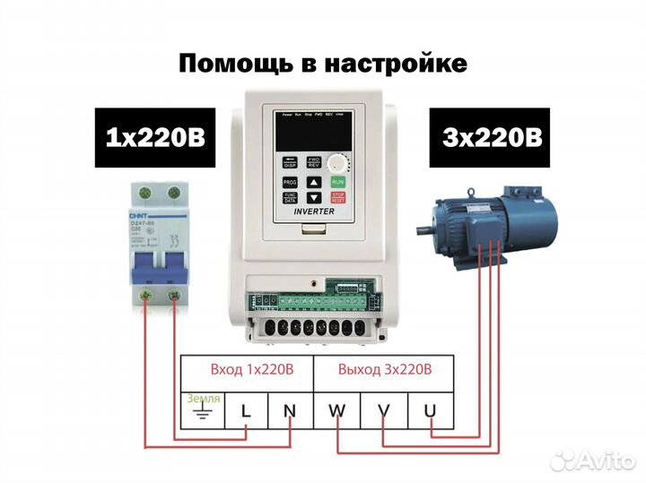 Частотный преобразователь 1.5 квт