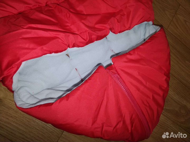 Конверт-мешок накидка Топотушки Нильс красный