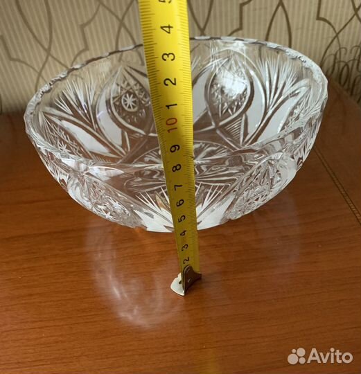 Салатница хрустальная СССР