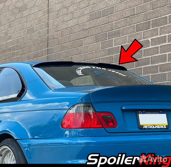 Козырек на заднее стекло BMW E46 купе