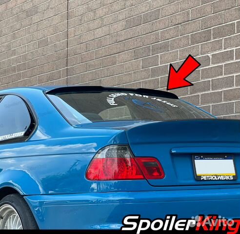 Козырек на заднее стекло BMW E46 купе