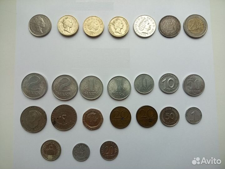 Монеты разные