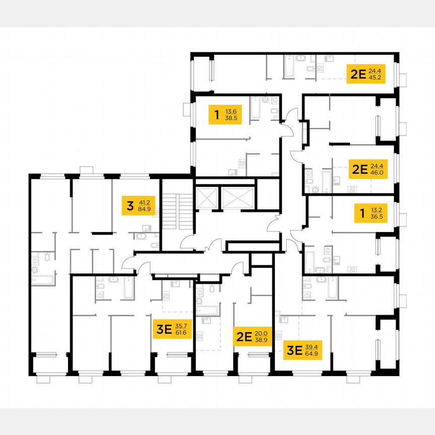 1-к. квартира, 36,5 м², 15/17 эт.