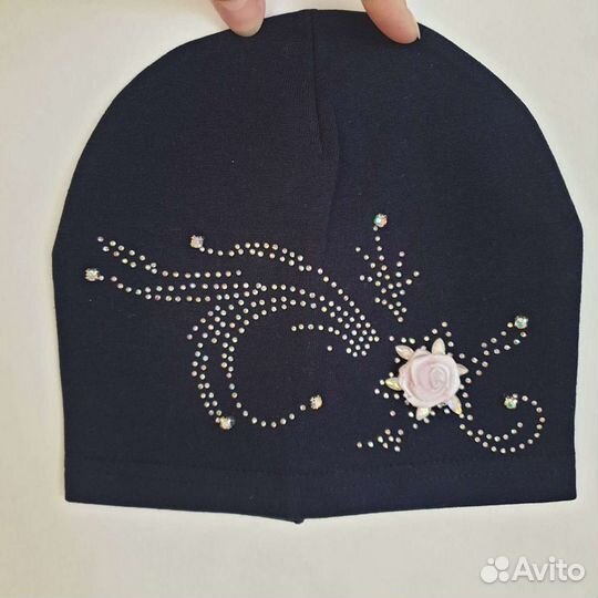 Шапочка для девочки летняя, трикотажная 44-46 р