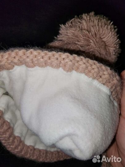 Шапка с шарфом