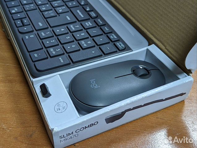 Беспроводные клавиатура и мышь Logitech MK470