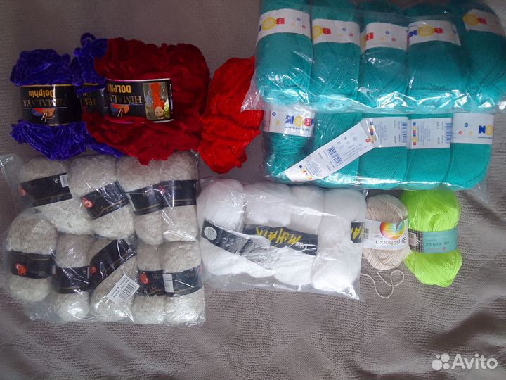 Пряжа для вязания пакетом