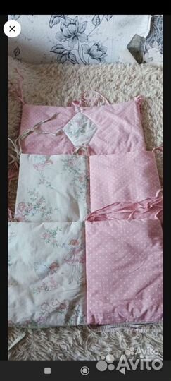 Детская кроватка с маятником и ящиком