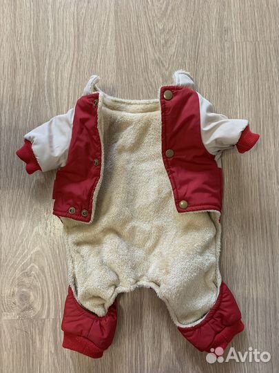 Теплый костюм для собаки