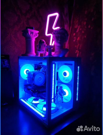 Корпус для компьютера аквариум новый