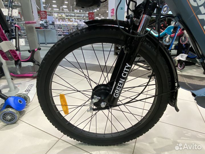 Электровелосипед green city e-alfa new