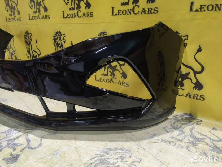 Бампер передний Черный LC9X Volkswagen Polo 6