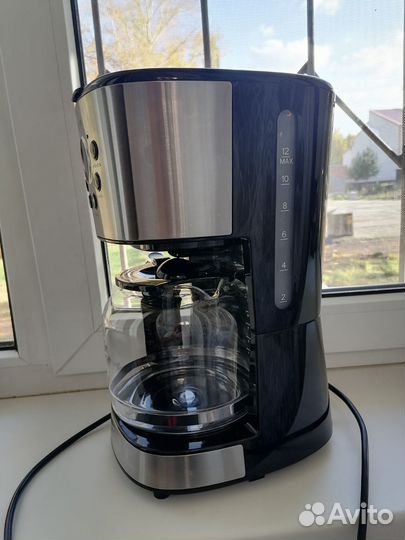 Капельная кофеварка dexp DCM-1600, серебристый