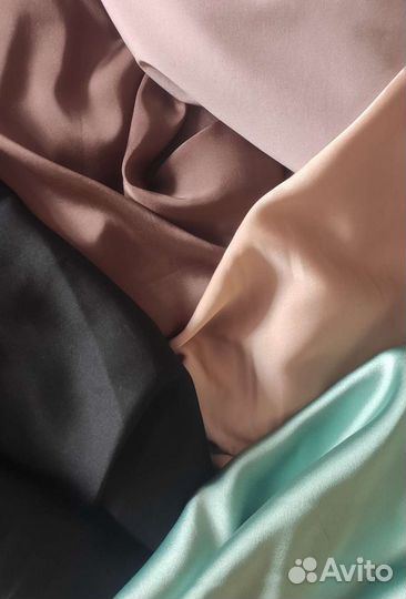 Шелк армани,искусственная кожа на трикотаже ткань