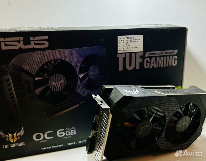 Asus geforce GTX 1660 Super TUF Gaming OC 6GB