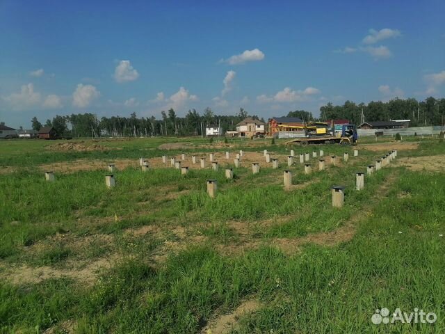 Железобетонные сваи с монтажом