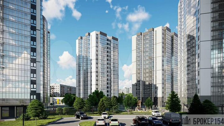 3-к. квартира, 74,5 м², 17/17 эт.