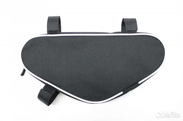 Велосумка protect под раму (черно-белая), 32х15х5