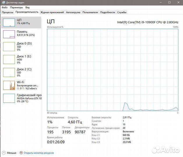 Игровой пк intel core i9