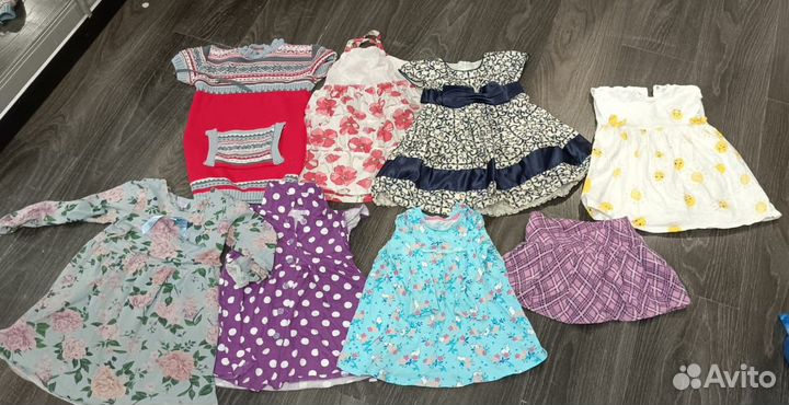 Детские вещи на девочку пакетом 86 92