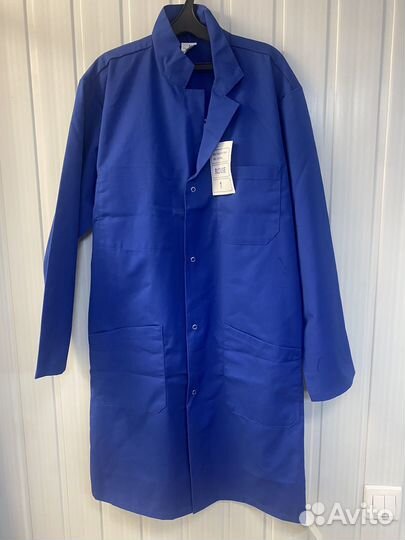 Халат синий рабочий из Европы