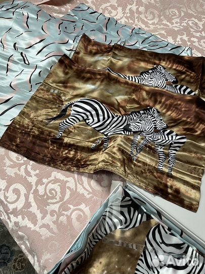 Постельное белье шелк евро новое