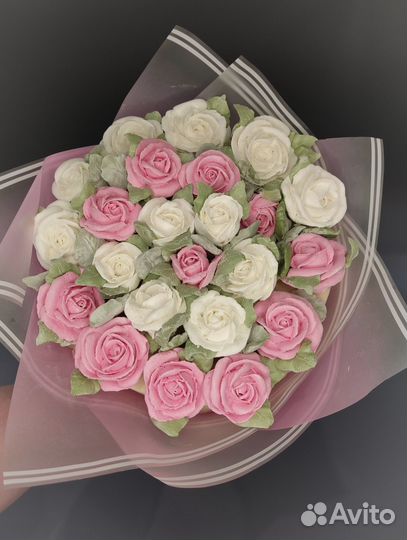 Зефирные букеты / Зефир ручной работы