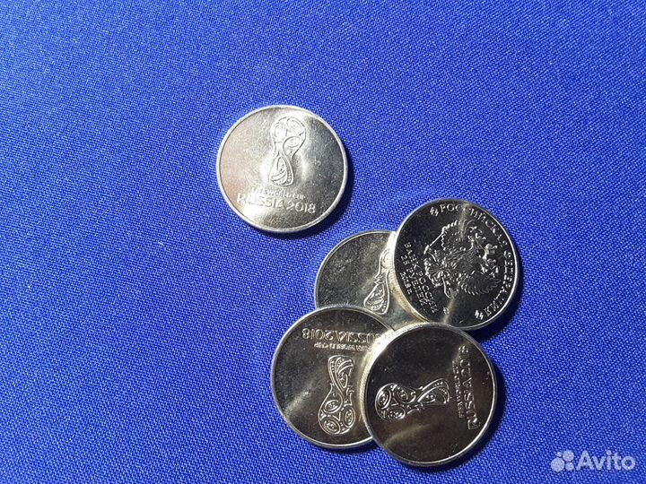 Набор цветных монет 25 рублей 