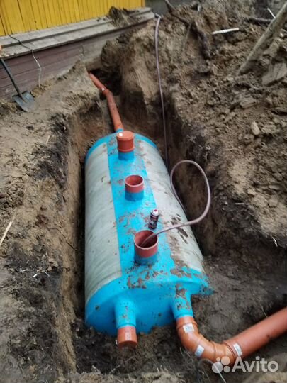 Монтаж септика под ключ