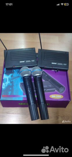 Радиомикрофон shure sm58 beta
