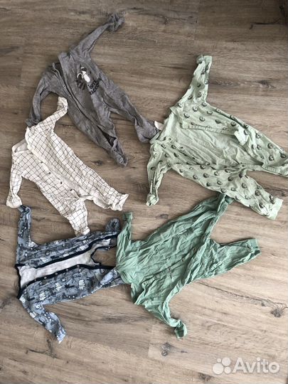 Вещи пакетом на мальчика с рождения до 6 месяцев