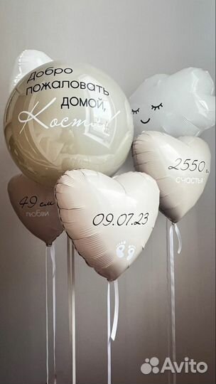 Воздушные шары, гендер шары, коробки сюрприз