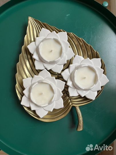Натуральные соевые, кокосовые, свечи ручной работы