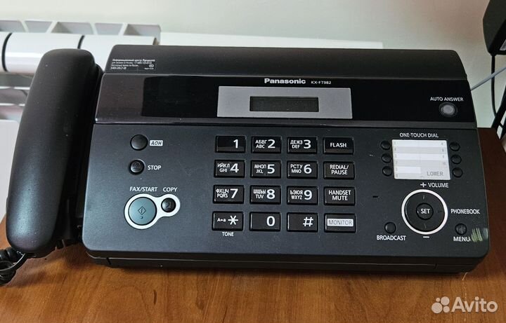 Факс panasonic kx-ft982