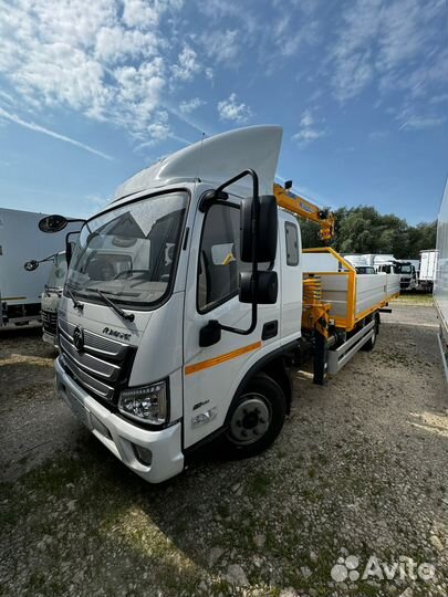 Бортовой грузовик Foton Aumark S100 с КМУ XCMG, 2024