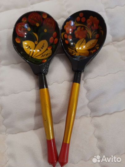Деревянные ложки хохлома