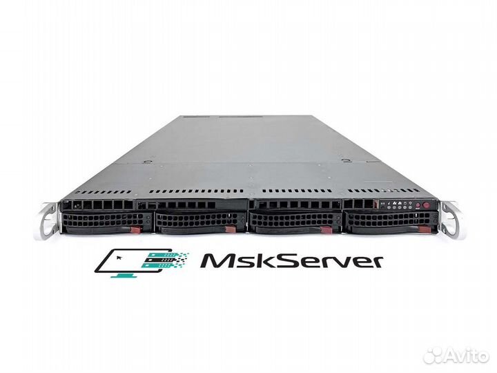 Сервер Supermicro 6019U-TR25M 2xGold 6230 32Gb