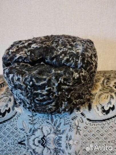 Каракулевая натуральная шапка мужская