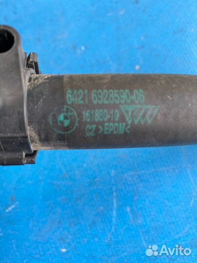 Патрубок системы охлаждения на BMW E90 N46