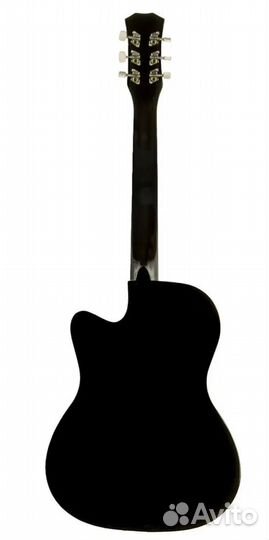 Чёрная Гитара акустическая 38
