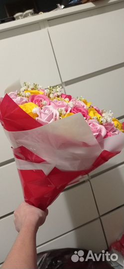 Мыльные розы букеты