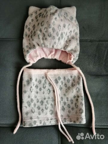 Шапка и снуд, р 48-52