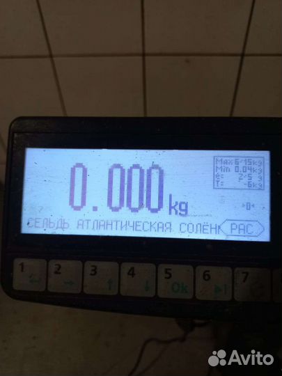 Весы электронные с этикеткой