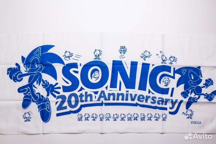 Sonic 20th Anniversary Crystal Cube + полотенце